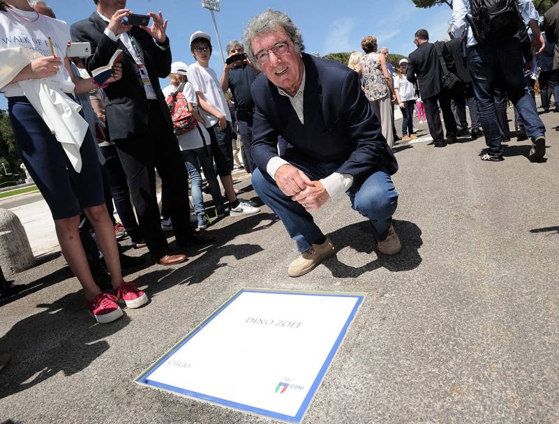 Un altro monumento del calcio italiano: Dino Zoff. LaPresse
